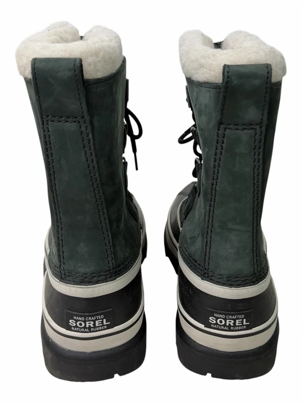 Sorel Caribou Women’s Boots Size 9 Waterproof Leather NL1005-011 Black Gray